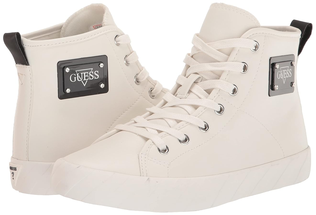 GUESS 完売商品 ❗M ホワイト GUESS ゲス AMERA プラットフォームスニーカー ホワイト / GUESS